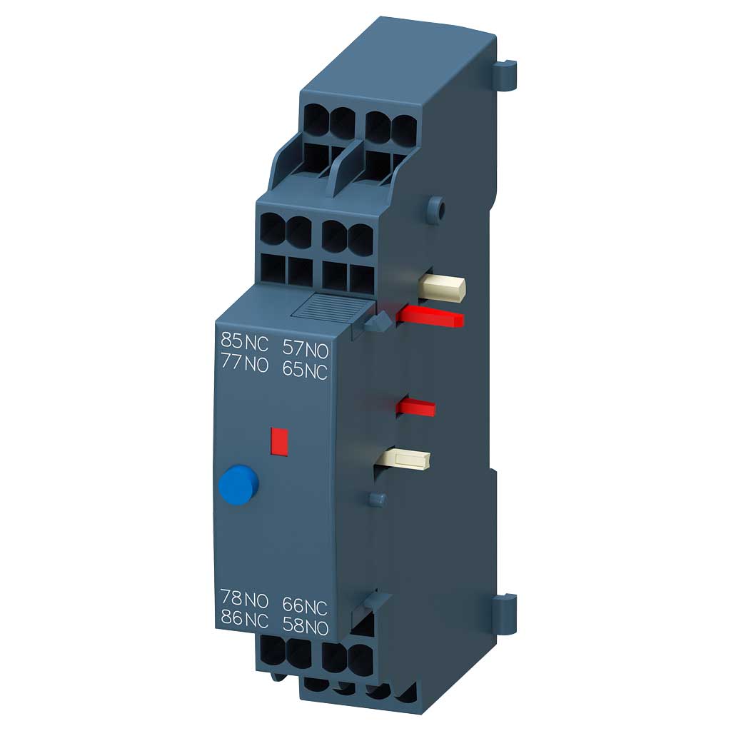 Bloque de señalización para interruptor automático 3RV2 con bornes de resorte