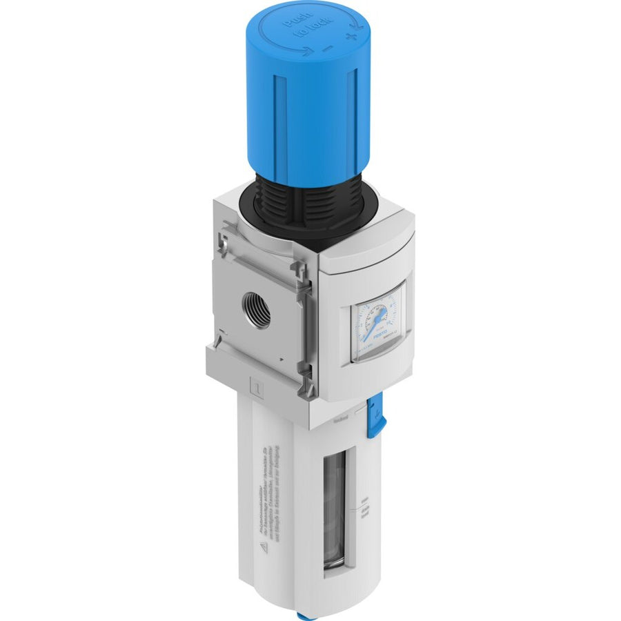 Unidad de filtro y regulador MS6-LFR-3/8-D6-E-R-V