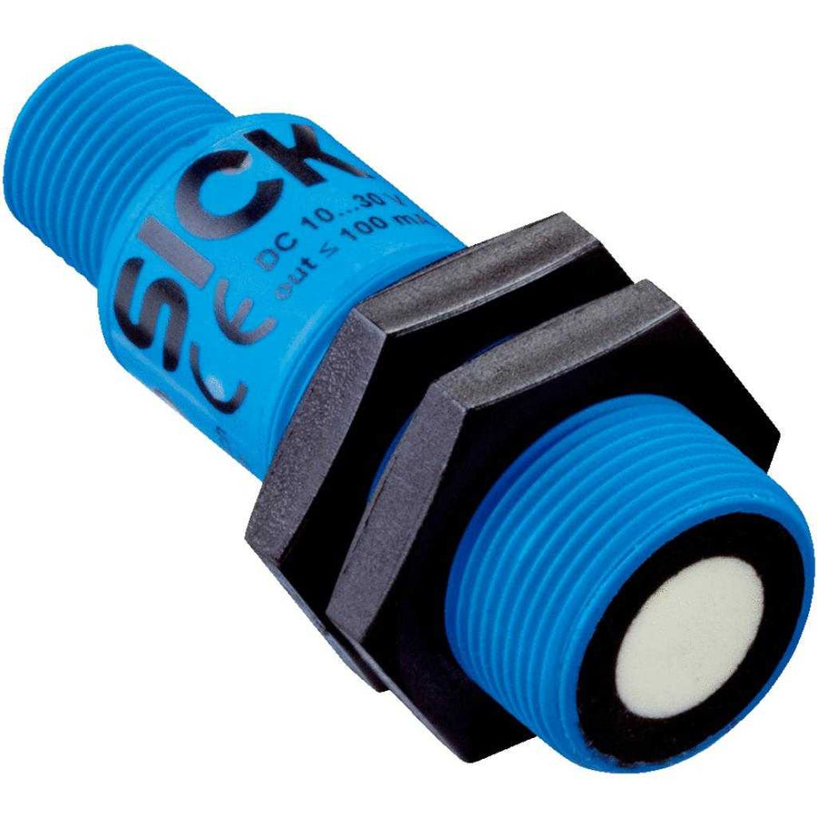 Sensor ultrasonido UM18, Recto, 1 x NPN, M12 4P