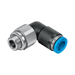 Racor orientable QSRL, tubo 8 mm