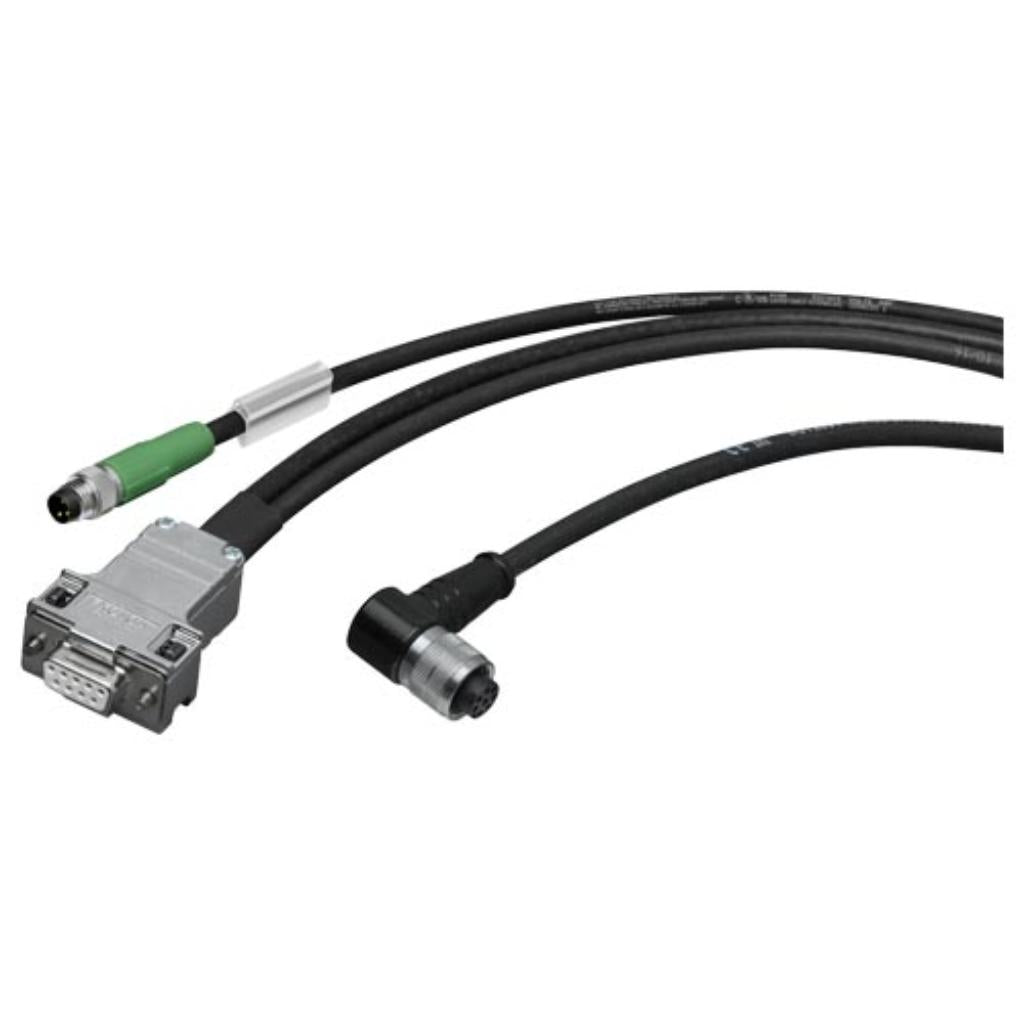 conn. Cable RS232, sub-D/M12-90 /M8, 5m