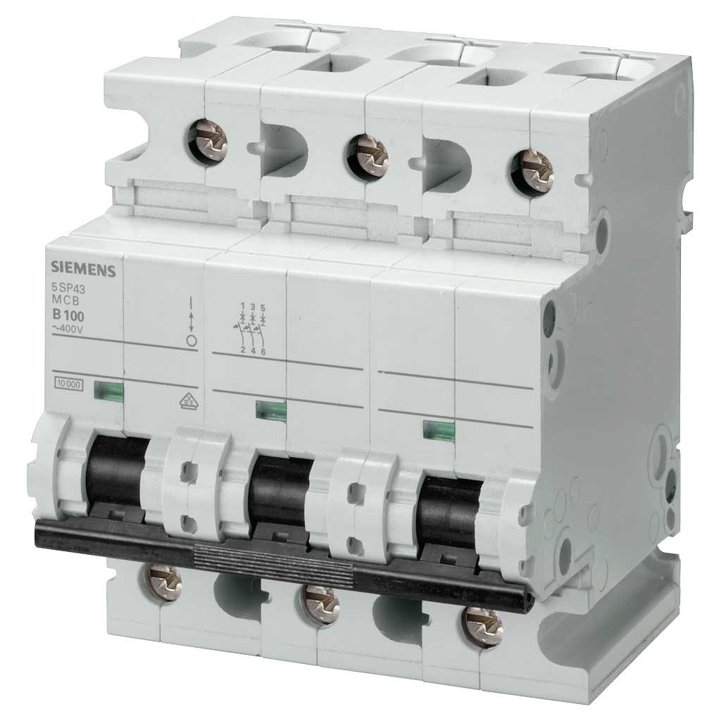 Magnetotérmico 400V 10kA, 3 polos, C, 80A, T=70 mm