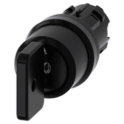 Cabeza llave 3SU, 22mm, plástico, negro, con llave