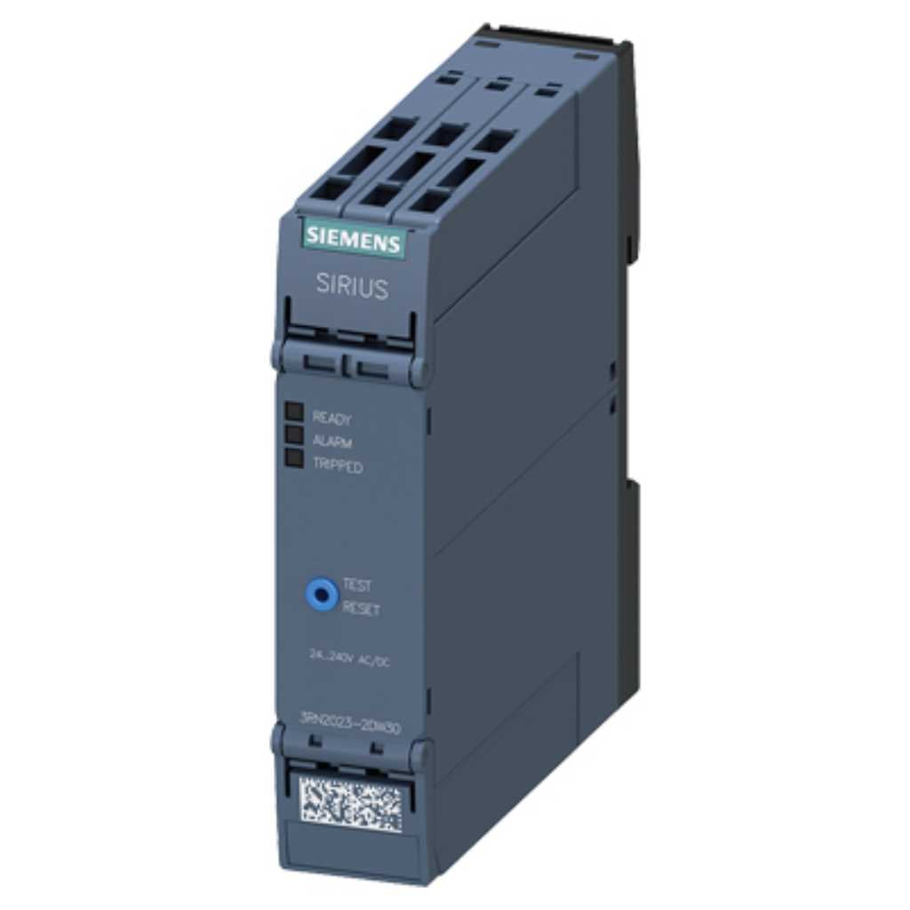 Relé protección termistor, 3RN, 22,5mm, 1NA, 24-240V AC/DC, resorte