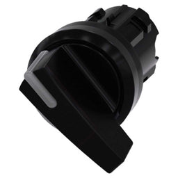 Cabeza selector 3SU, 22mm, plástico, negro, selector