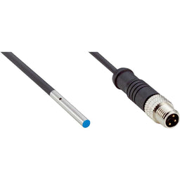 Inductivo IHM03, PNP NO, Sn=0,6 mm ultracorta, enrasado, C.c. 3 hilos, M8 3P