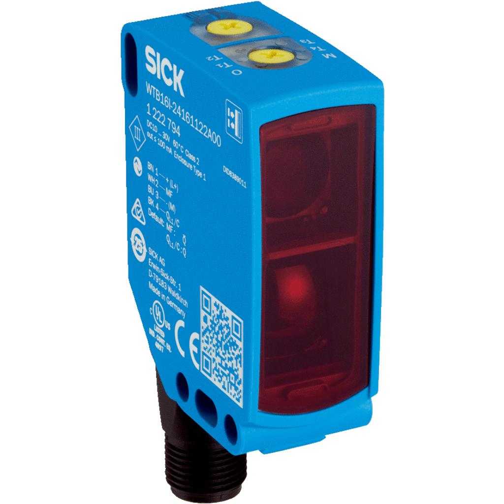 Fotocélula detección sobre objeto WTB16P LED, PNP/NPN, claro/oscuro, M12 4P