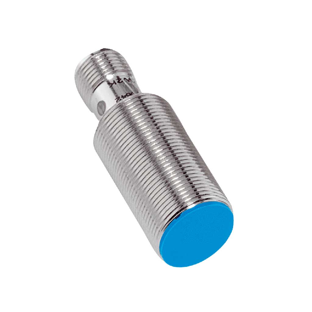 Inductivo IME18, PNP NO, Sn=8 mm corto, enrasado, C.c. 3 hilos, M12 4P