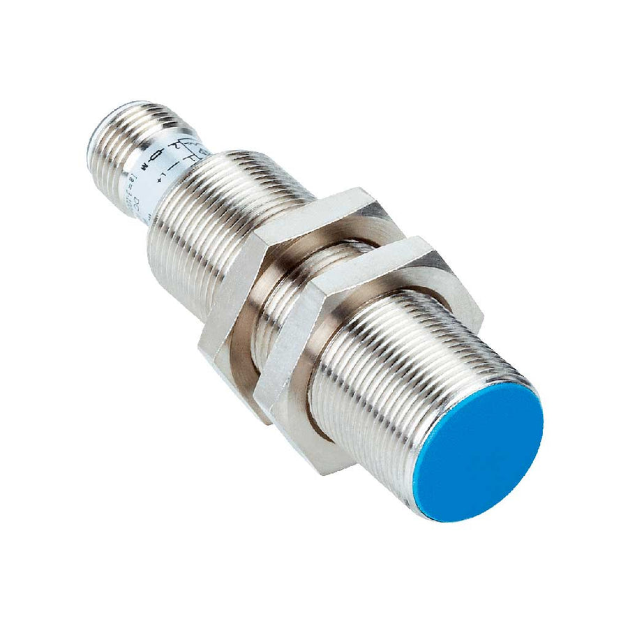 Inductivo IM18 Standard, NPN NO, Sn=8 mm ultracorta, no enrasado, C.c. 3 hilos, cable 2 m