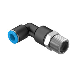 Racor codo largo QSLL, 3/8, tubo 8 mm