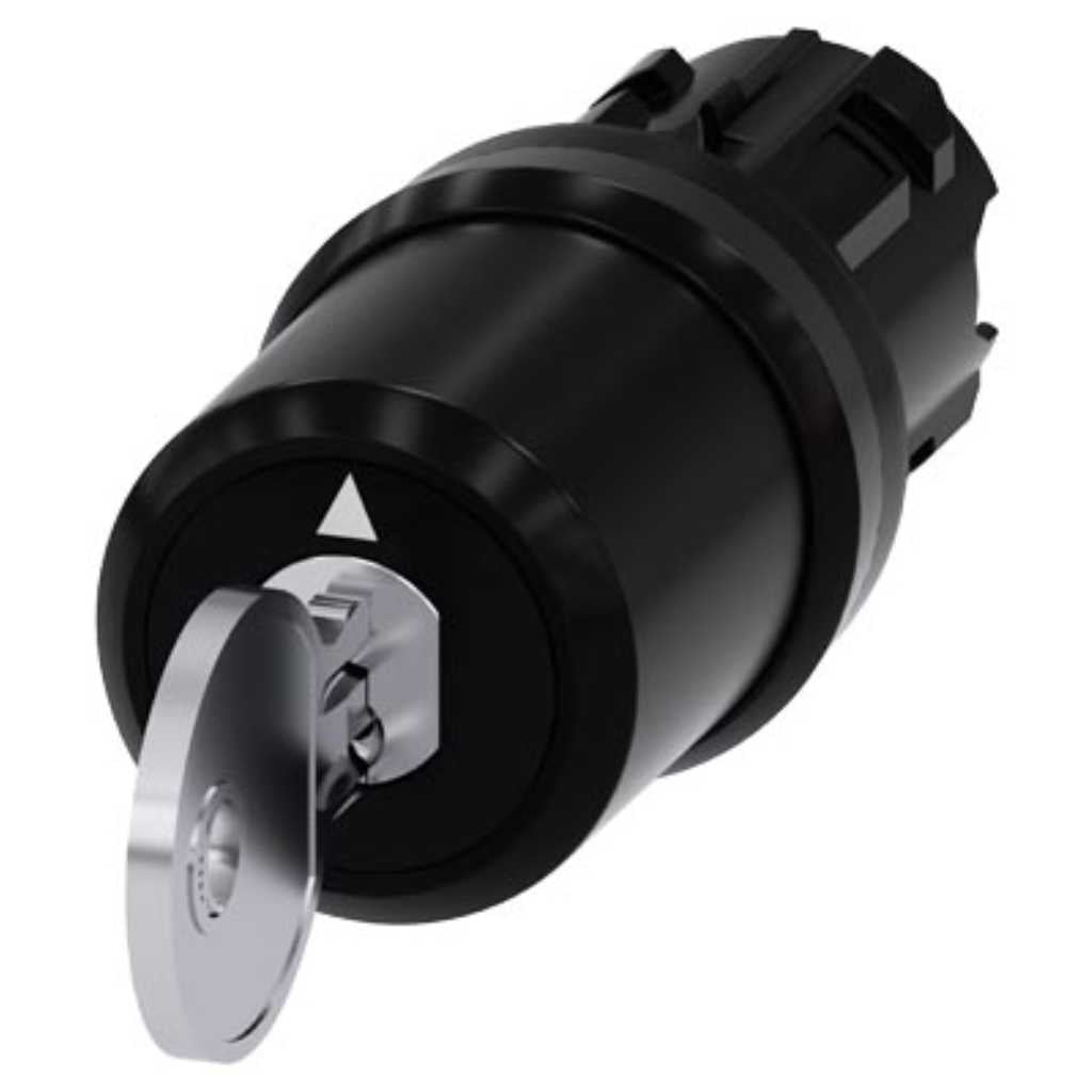 Cabeza llave 3SU, 22mm, plástico, con llave