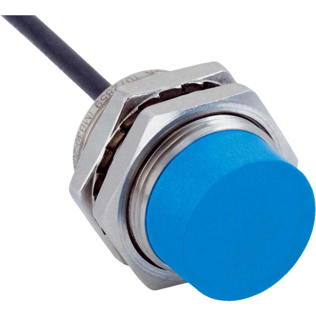 Inductivo IMB30, NO, Sn=20 mm corto, no enrasado, C.c. 2 hilos, cable 2 m