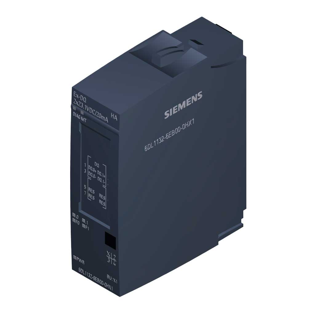 ET200SP HA.  Ex-i, Ex-DQ 2x17,4VDC/27mA