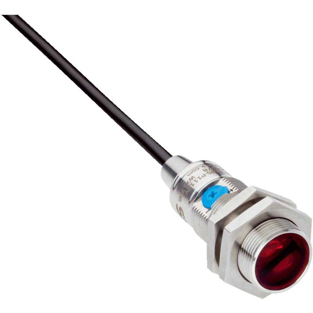 Fotocélula detección sobre objeto GRTE18S LED, NPN, claro/oscuro, cable 4H 2m