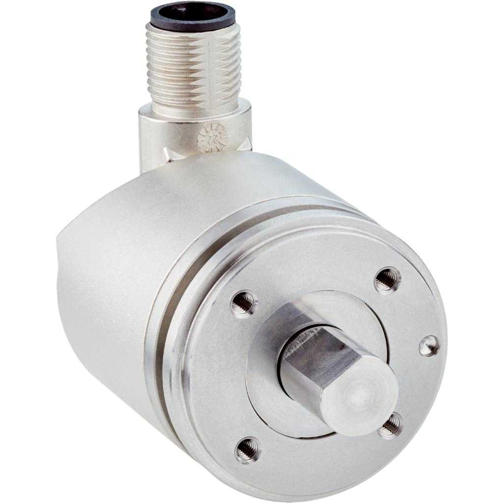 Encoders absolutos AHS/AHM36, Multivuelta, 14 bit x 12 bit, Eje 10mm, CANopen, programable, M12 5P