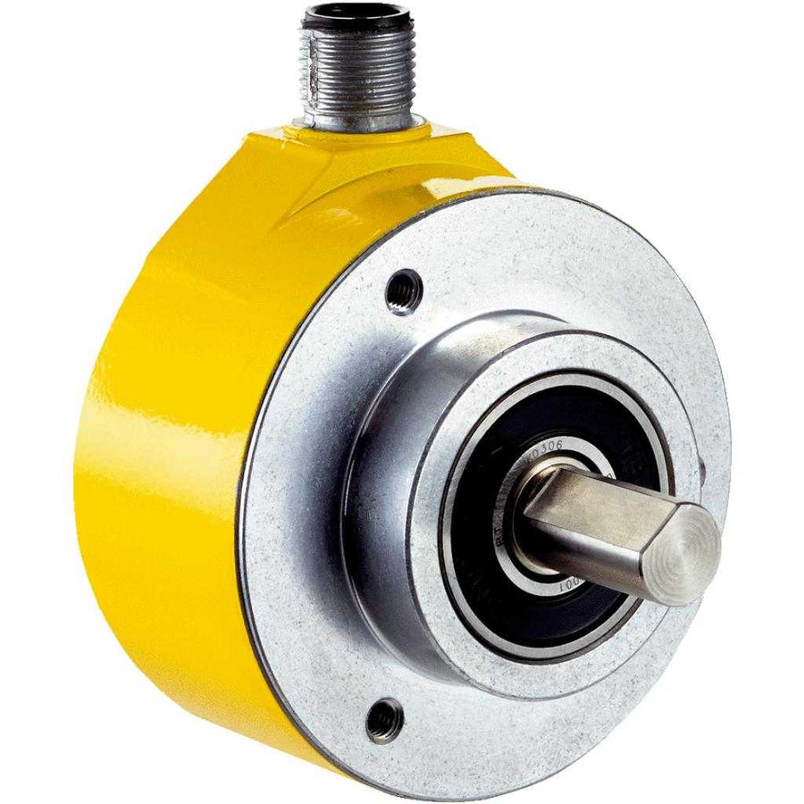 Encoder seguridad AFS/AFM60S Pro, SIL 3, PL e, Eje macizo Brida clamp, M12 12P