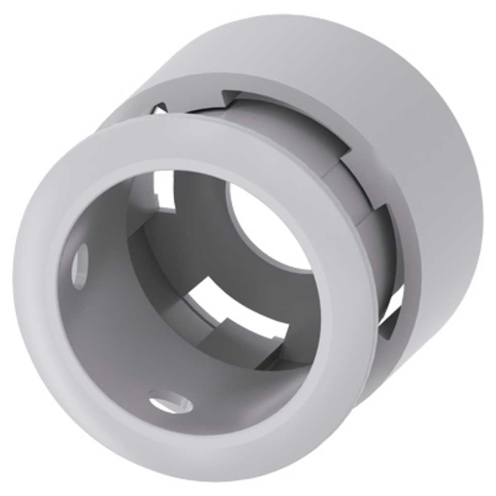 Cabeza seta 3SU, 40mm, gris, seta