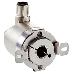 Encoders absolutos AHS/AHM36, Monovuelta, 4.096 (12 bit), Eje 6mm, IO-Link,  programable, M12 4P