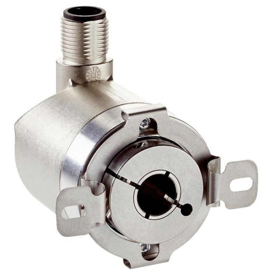 Encoders absolutos AHS/AHM36, Monovuelta, 4.096 (12 bit), Eje 6mm, IO-Link,  programable, M12 4P