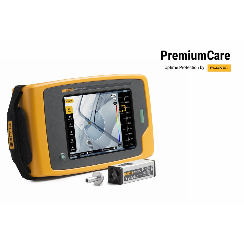 Cámara acústica Fluke ii905 3 años de Premium Care Standard y baliza de sonido Fluke SB140