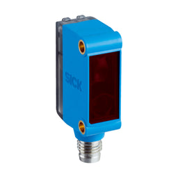 Barrera fotoeléctrica réflex GL6 LED, NPN, claro/oscuro, M8 4P