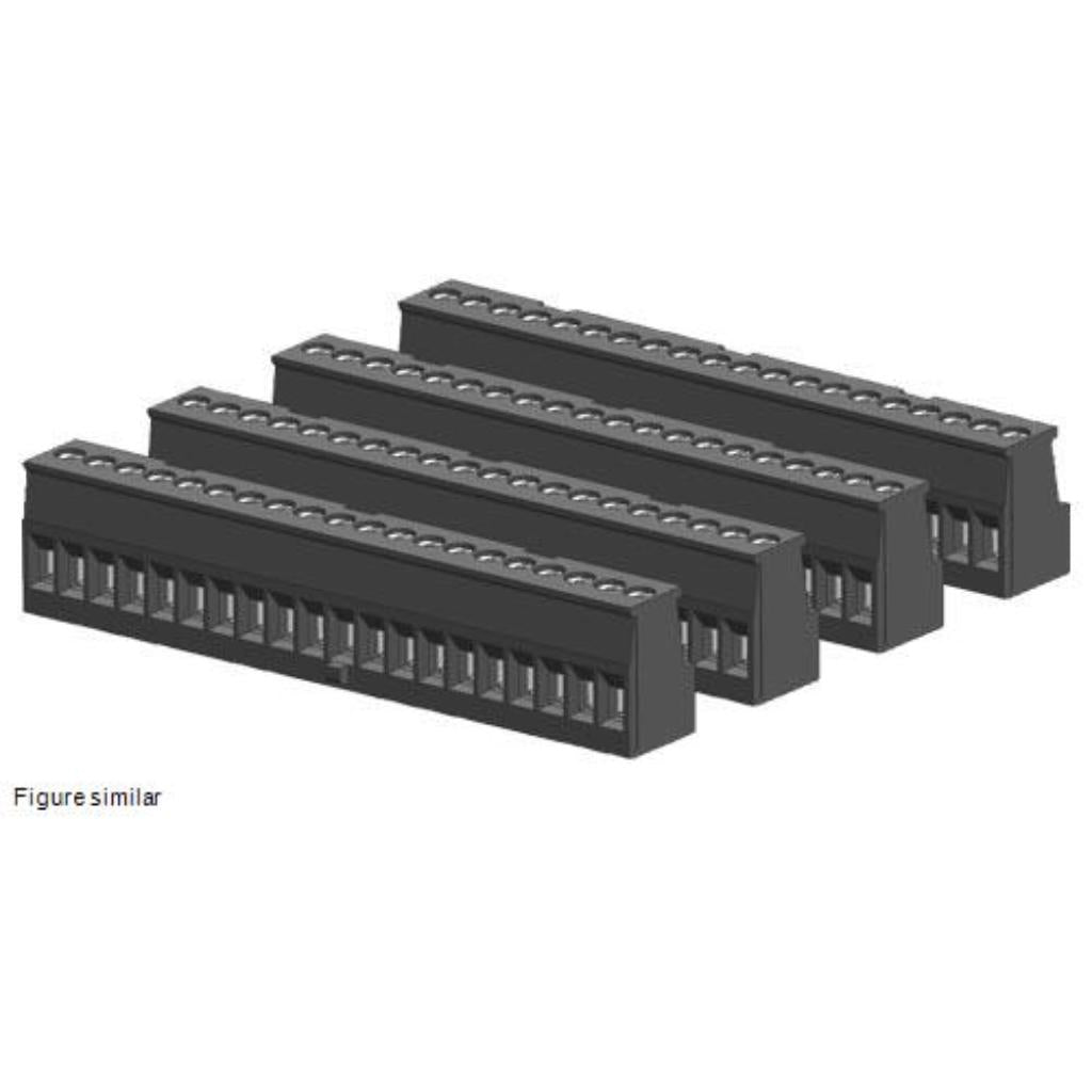 Connector Block, 20-pole, tin (4/PK)