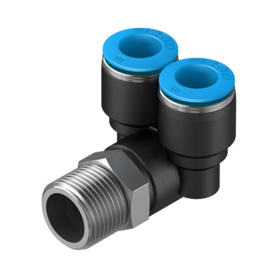 Racor en Y QSY, 3/8, tubo 10 mm