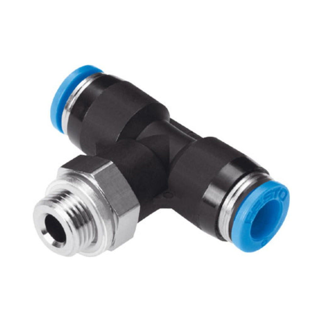 Racor en T QST, G3/8, tubo 8 mm