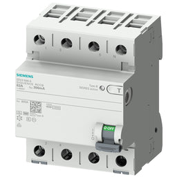 Interruptor diferencial, 4 polos, tipo B, 400V, 63A, 300mA, selectivo