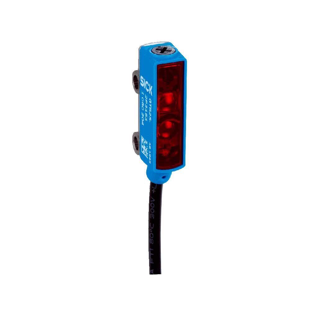 Fotocélula detección sobre objeto GTB2S LED, PNP, oscuro, cable M8 3P 200mm