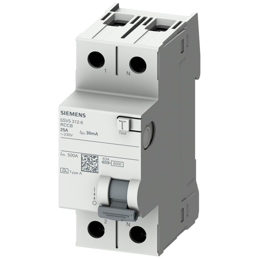 Interruptor diferencial, 2 polos, tipo AC, 230V, 40A, 300mA