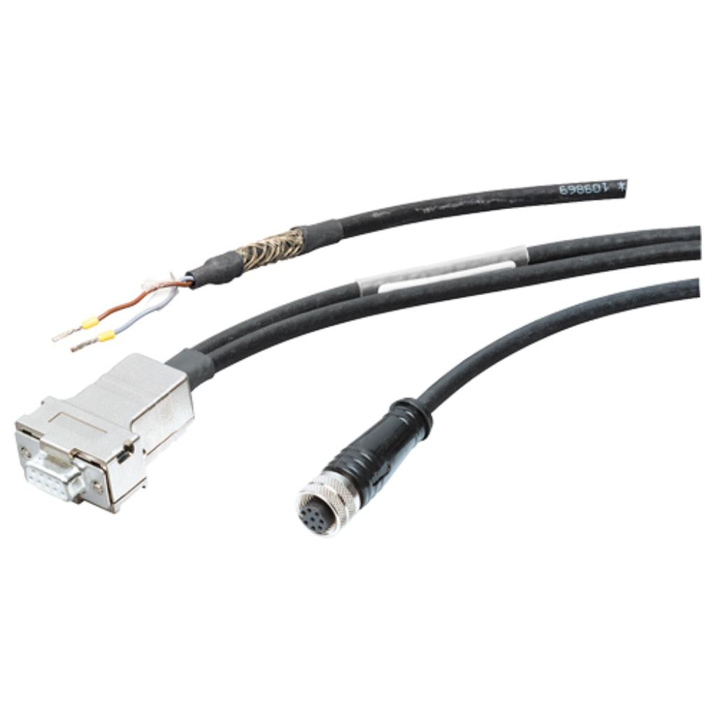 conn. Cable RS232,sub-D/M12/abierto, 5m