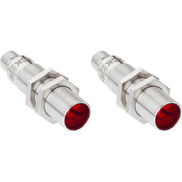 Barrera emisor-receptor GRSE18 LED, PNP, claro/oscuro, M12 4P