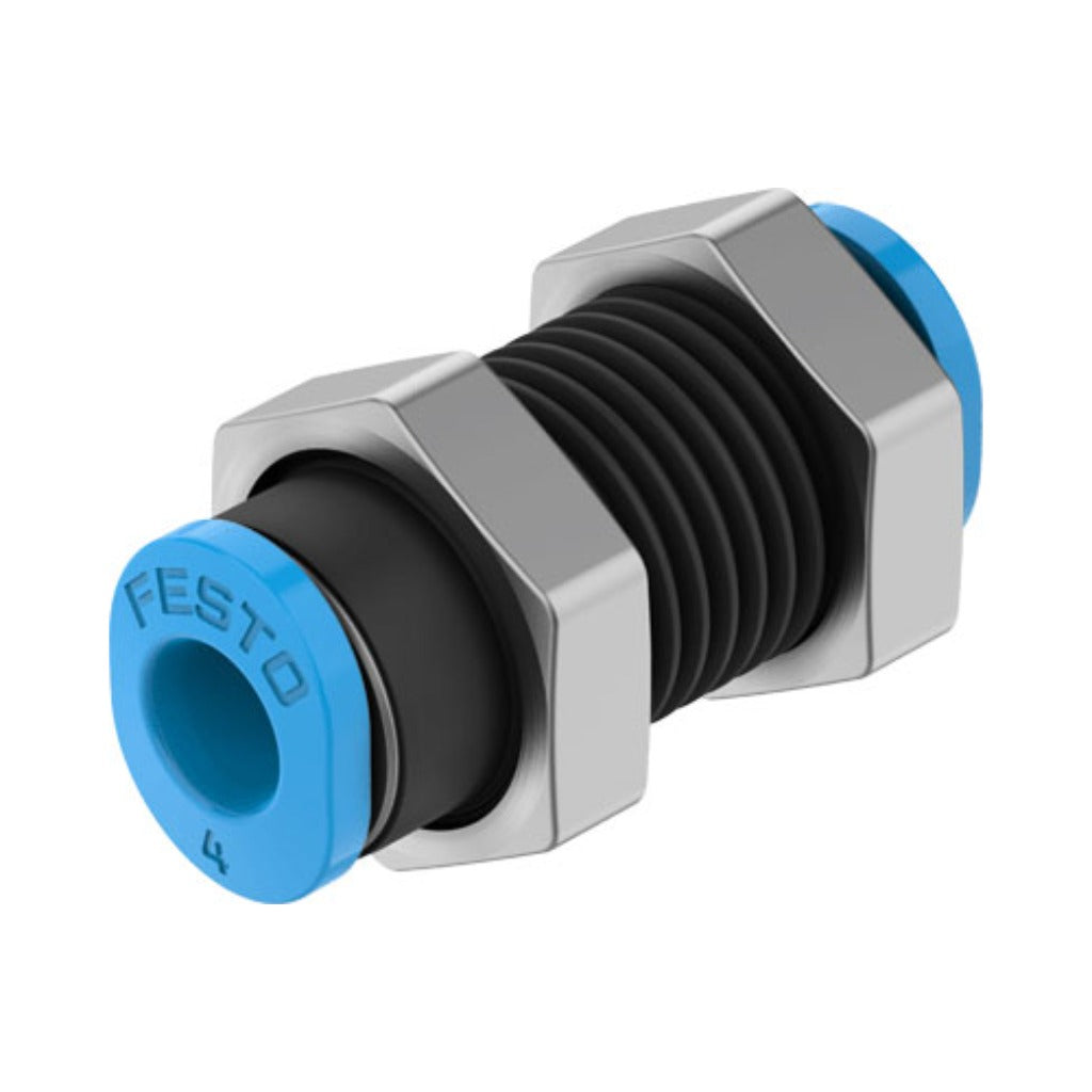 Racor mini pasamuros QSMS, tubo 4 mm