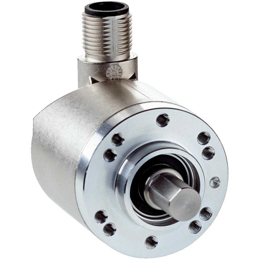 Encoders absolutos AHS/AHM36, Multivuelta, 13  x 12 bit , Eje 6mm, CANopen, programable, M12 5P
