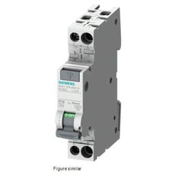 Interruptor diferencial combinado, 1+N polo, tipo AC, 6kA, 30mA
