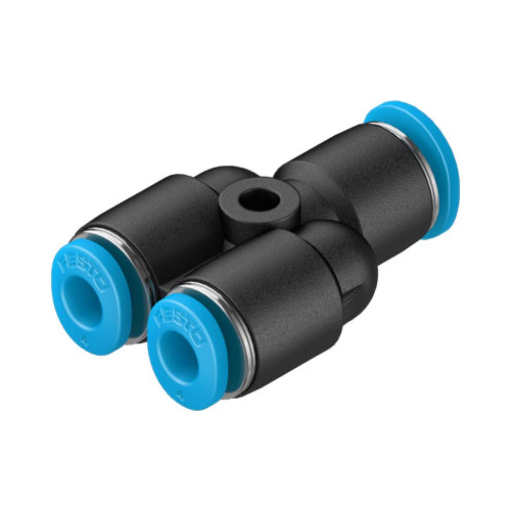 Racor mini en Y QSMY, tubo 6 a 4 mm