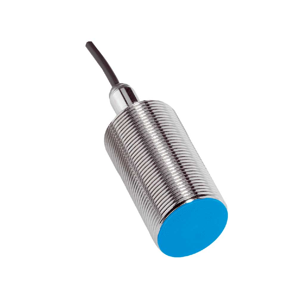 Inductivo IME30, PNP NO, Sn=15 mm ultracorta, enrasado, C.c. 3 hilos, cable 2 m