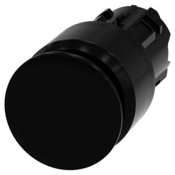 Cabeza seta 3SU, 22mm, plástico, negro, seta