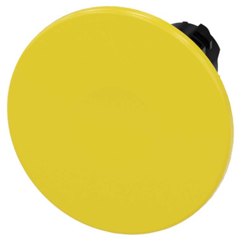 Cabeza seta 3SU, 22mm, plástico, amarillo, seta