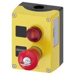 Caja mando 3SU, plástico, 22mm, 2 puntos
