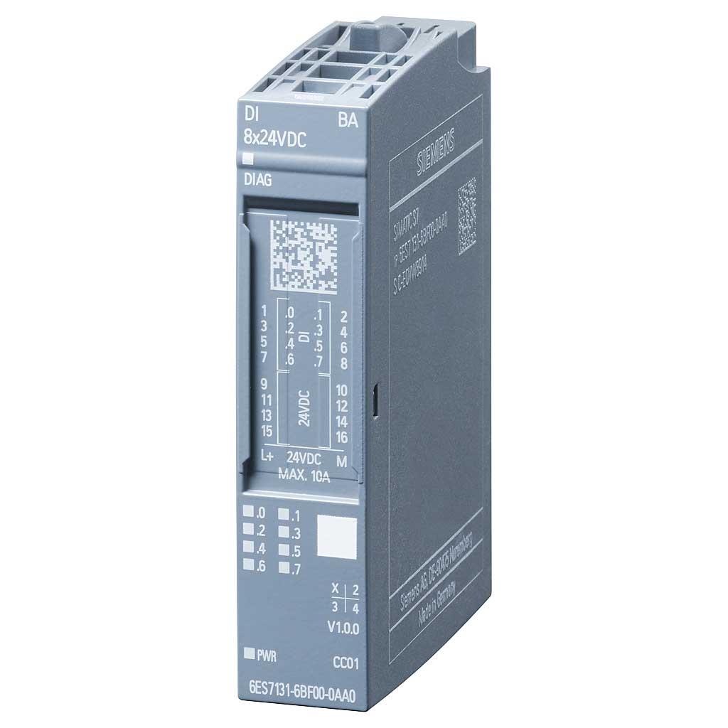 ET 200SP, DI 8x 24V DC Basic, emb. 1