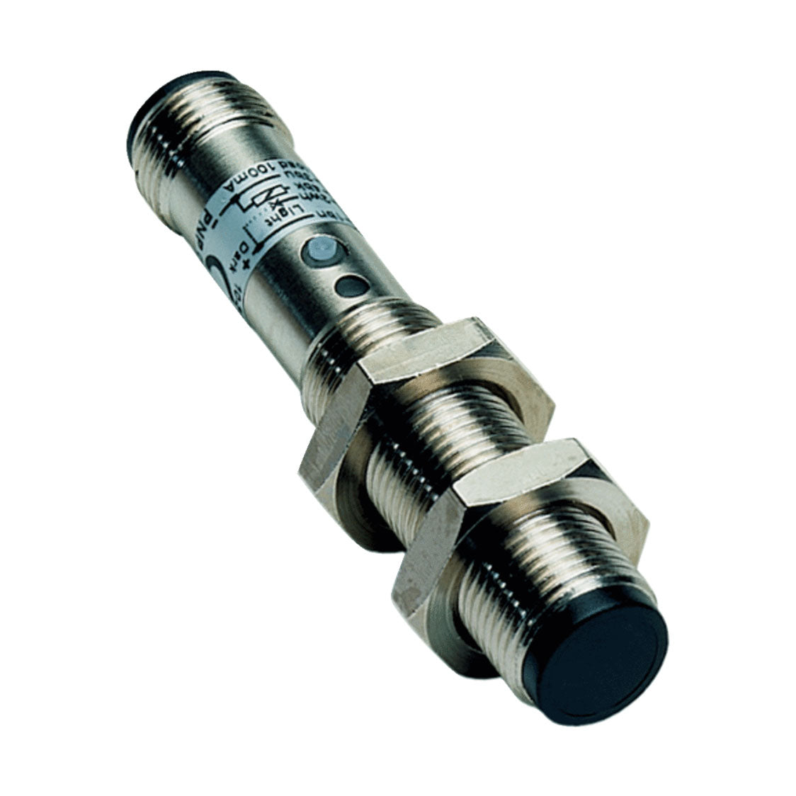 Fotocélula detección sobre objeto VT12T LED, NPN, claro/oscuro, M12 4P