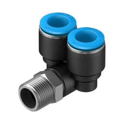 Racor en Y QSY, 3/8, tubo 12 mm