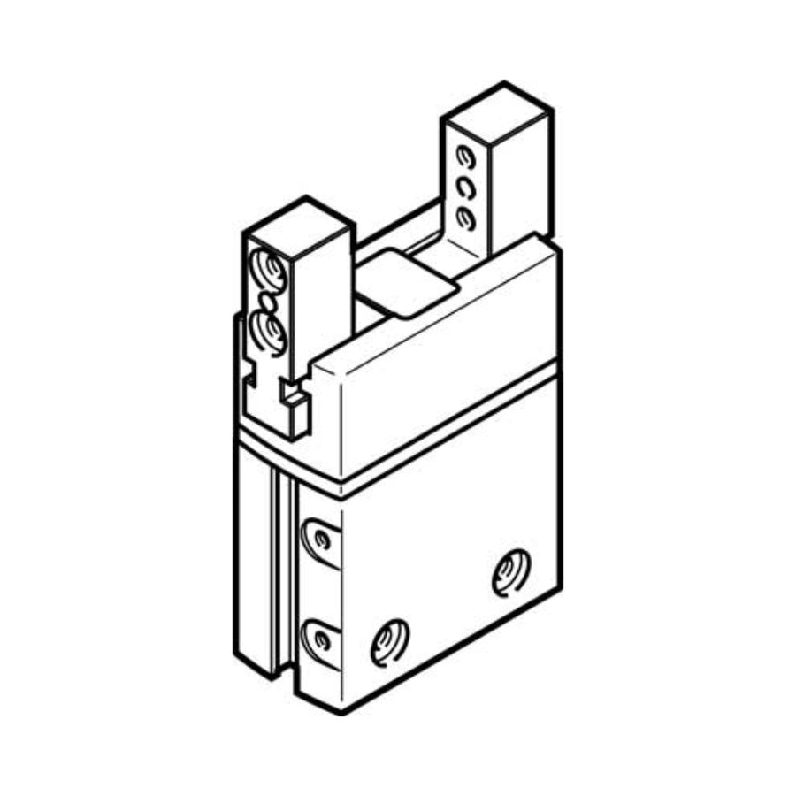 Pinza paralela DHPS 10 mm