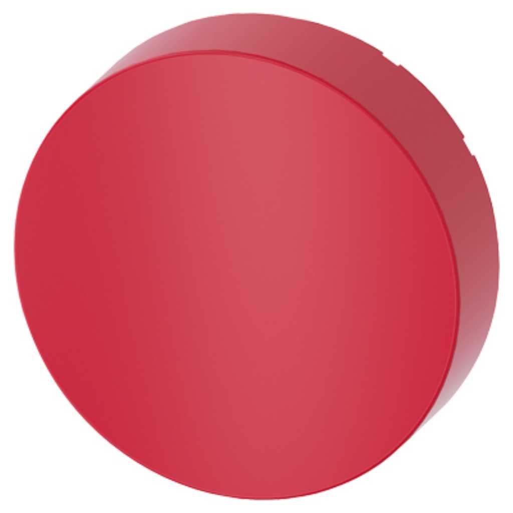 Cabeza pulsador 3SU, rojo, saliente