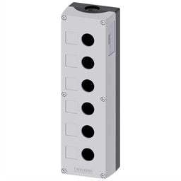 Caja mando 3SU, plástico, 22mm, 6 puntos