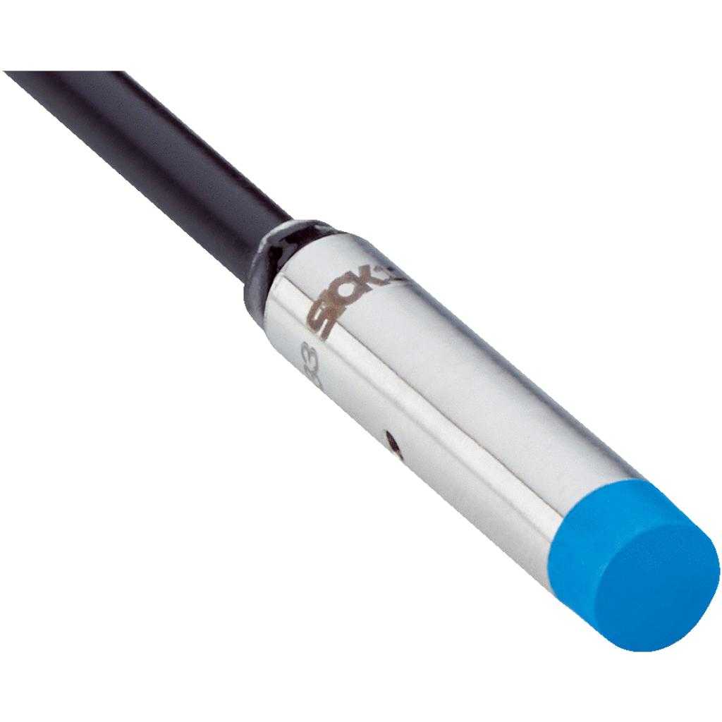 Inductivo IHM06, PNP NO, Sn=6 mm corto, no enrasado, C.c. 3 hilos, cable 2 m