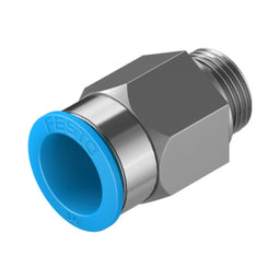 Racor recto QS, G3/8, tubo 16 mm