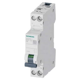 Magnetotérmico 230 V, 6 kA 1+N polos/1 mód., C6